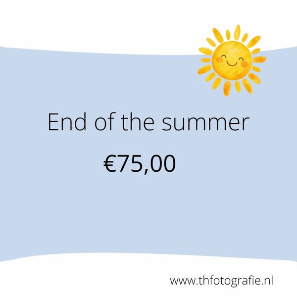 End of summer kadobon 2x €75