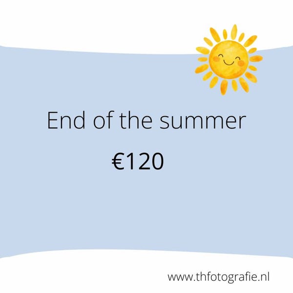 End of summer 2x kadobon €120