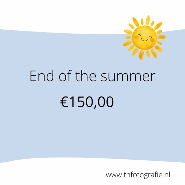 End of summer kadobon 2x €150