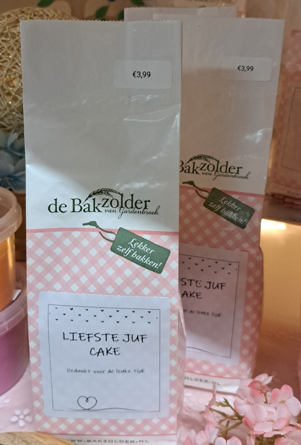 Liefste Juf cake - heerlijke cakemix