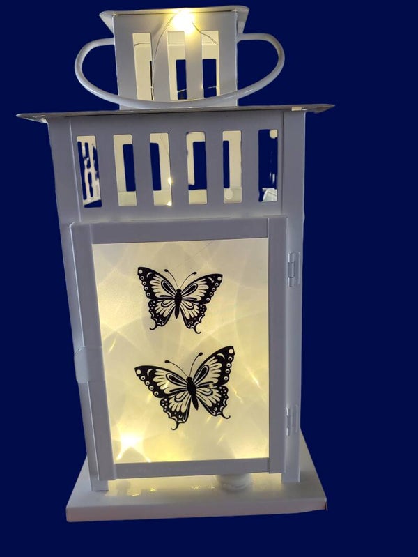 Laterne mit Lichterkette