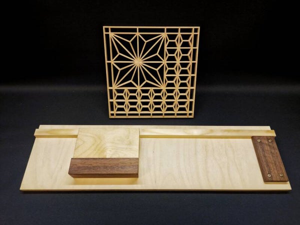Kumiko Cutting Jig Set with Magnetic Saw Guide