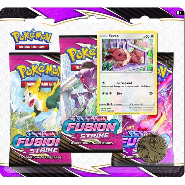 Fusion Strike 3-pack blister (eevee)
