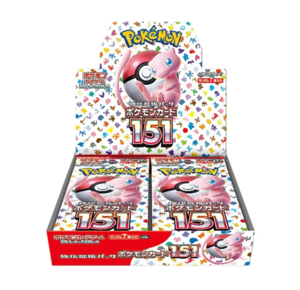 Pokemon TCG 151 Booster Box (sv2a) Japansk (*Uten plastforsegling*)
