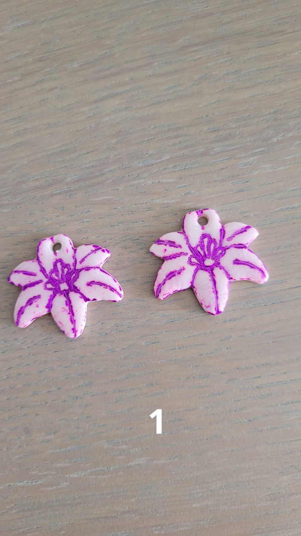 Pampilles Fleurs Fantaisie – Plusieurs modèles