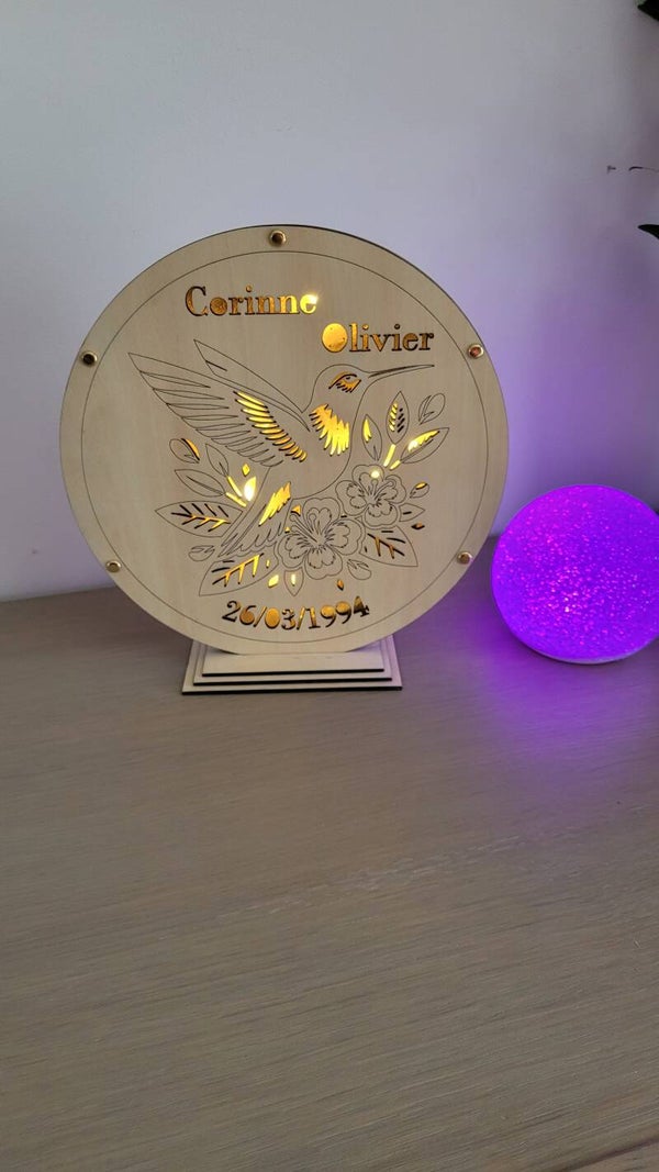 Décoration lumineuse personnalisable