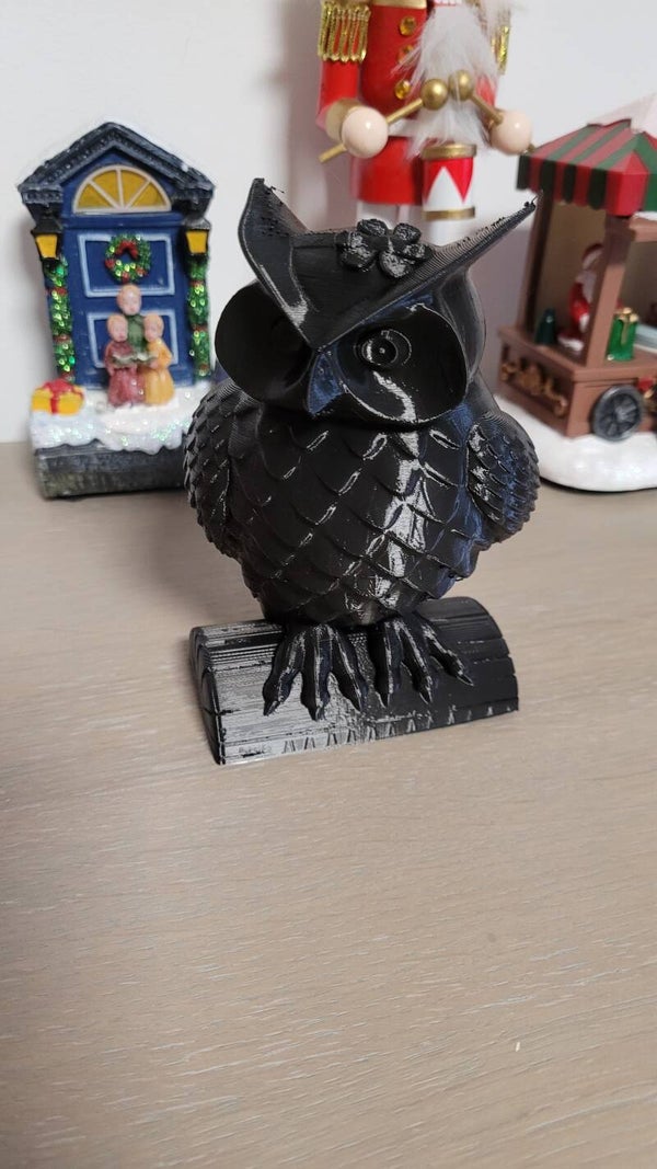🦉 Chouette décorative en impression 3D