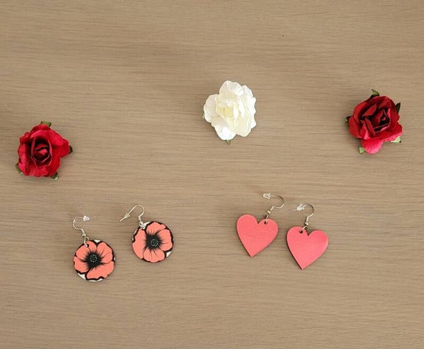 🌸 Jolie paire de boucles d’oreilles