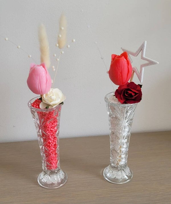 Vase tulipe avec fondant parfumé – Senteur Musty