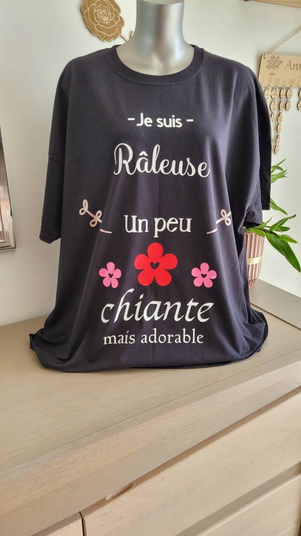 Tee-shirt XXL personnalisé avec flocage