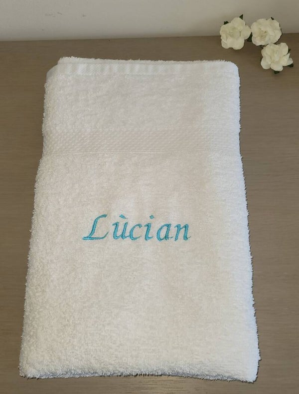 Serviette brodé personnalisable