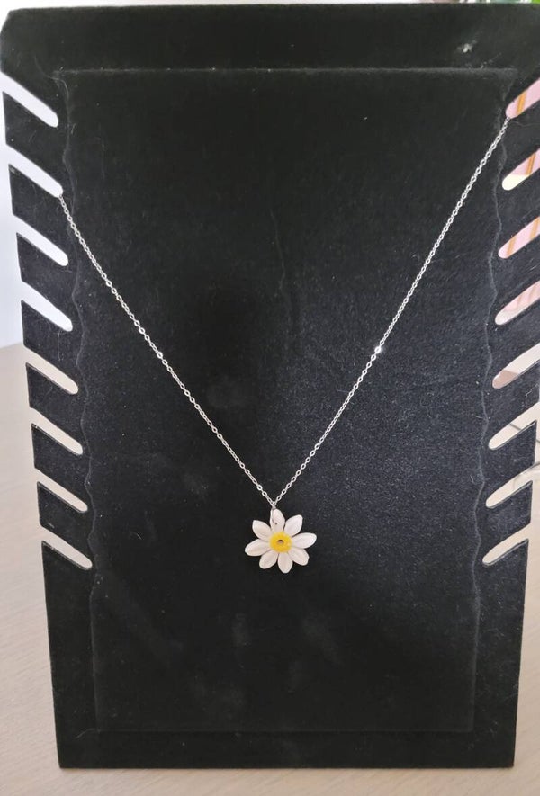 Pendentif polymère marguerite