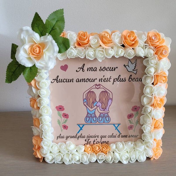 Cadre fleuri