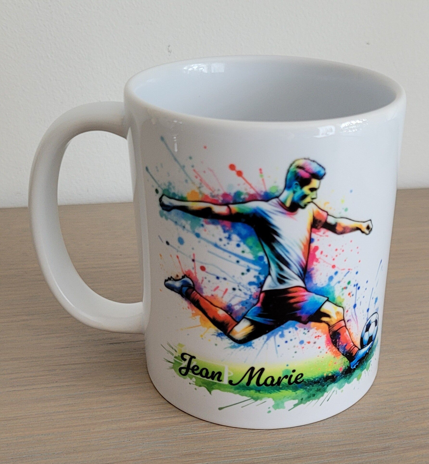 Mug personnalisé football