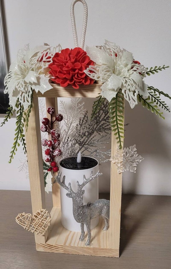 Lanterne de Noël – Création artisanale unique