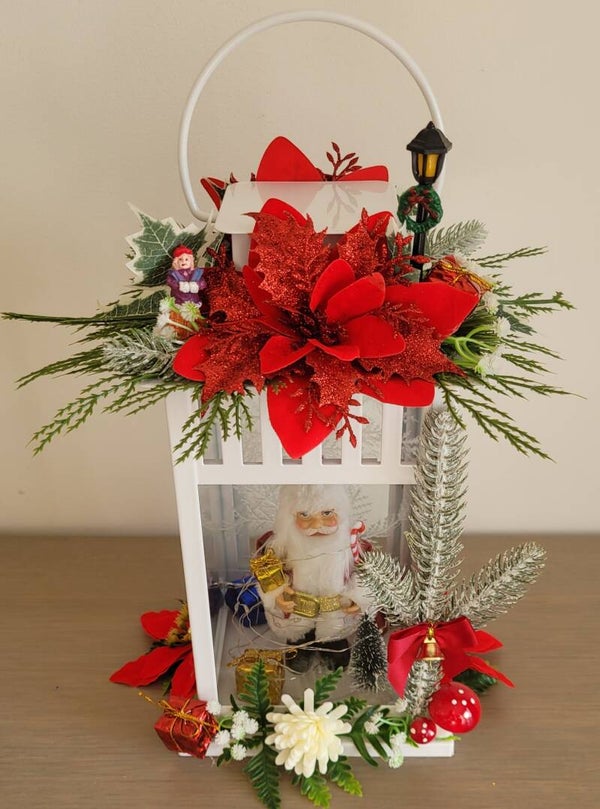 Lanterne de Noël en métal – Création artisanale