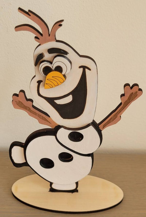 Olaf en Bois – Décoration de Noël