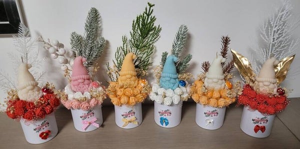 Box Gnome Bougie châtaigne grillée