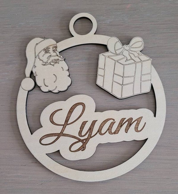 🎄 Boule de Noël personnalisée en bois