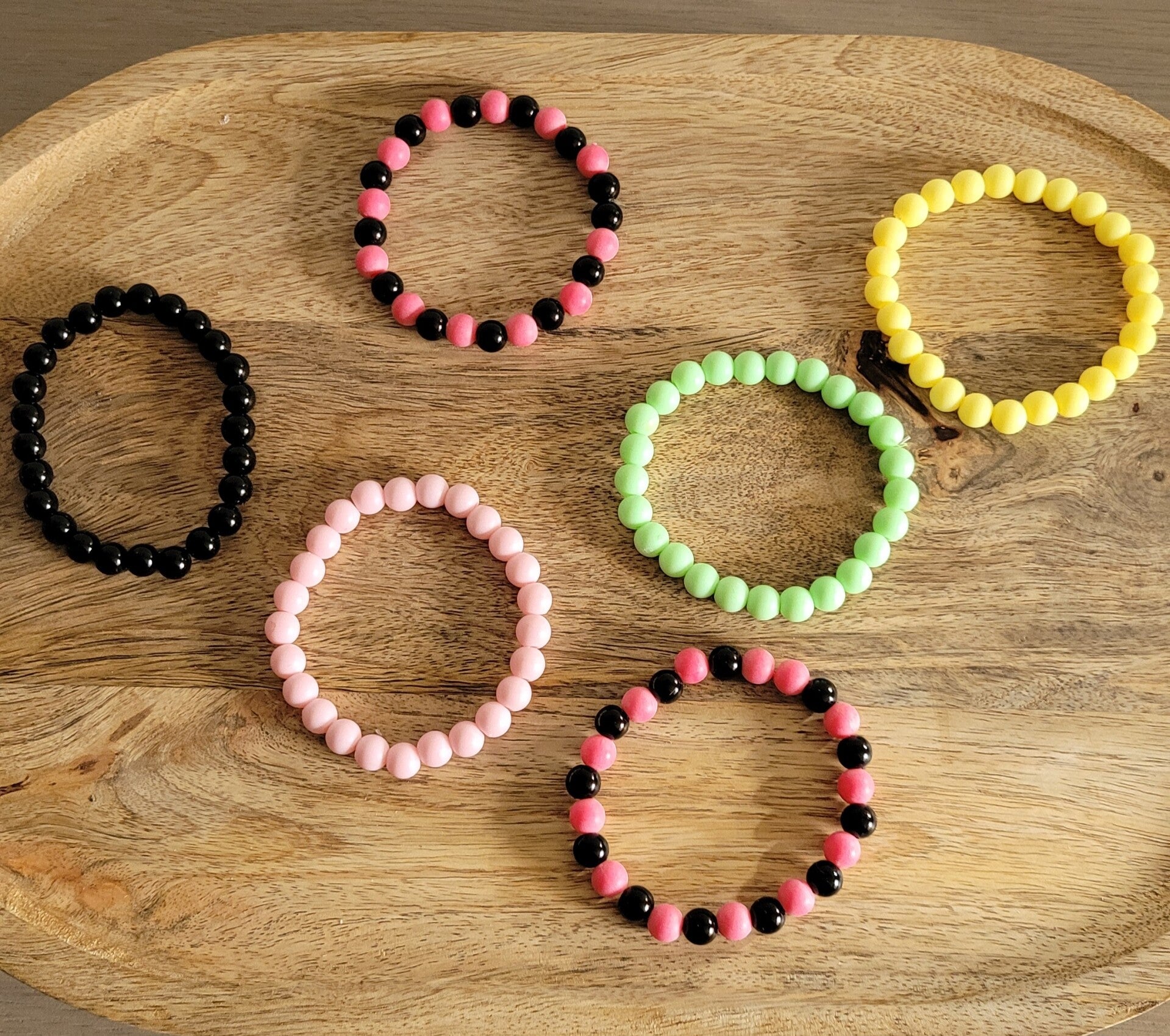 Bracelet Inès – perles colorées