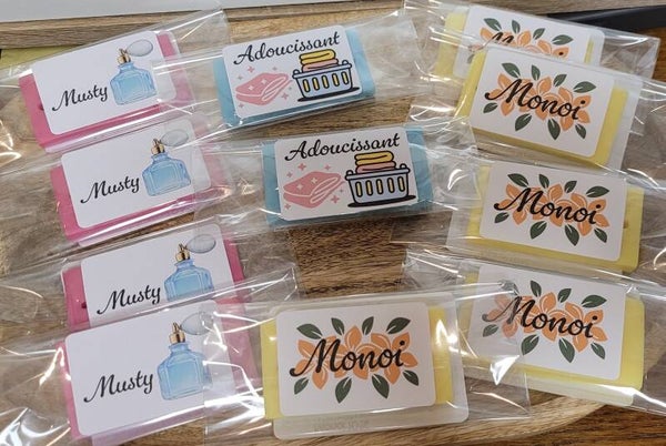 Plaque de fondants parfumés artisanaux