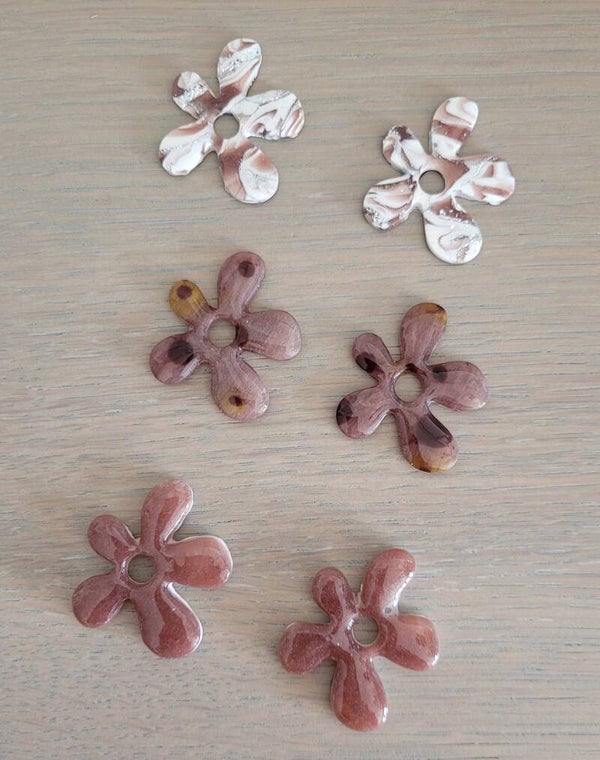 Pampilles Moïra – Fleurs interchangeables pour créoles