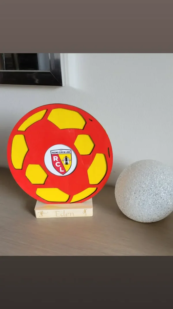 Ballon personnalisable en bois – Déco enfant