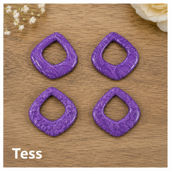 Pampilles Tess – boucles d’oreilles en pâte polymère