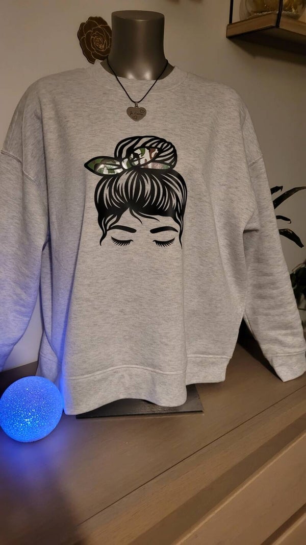 🖼️ Flocage Visage – Sur pull ou tee-shirt