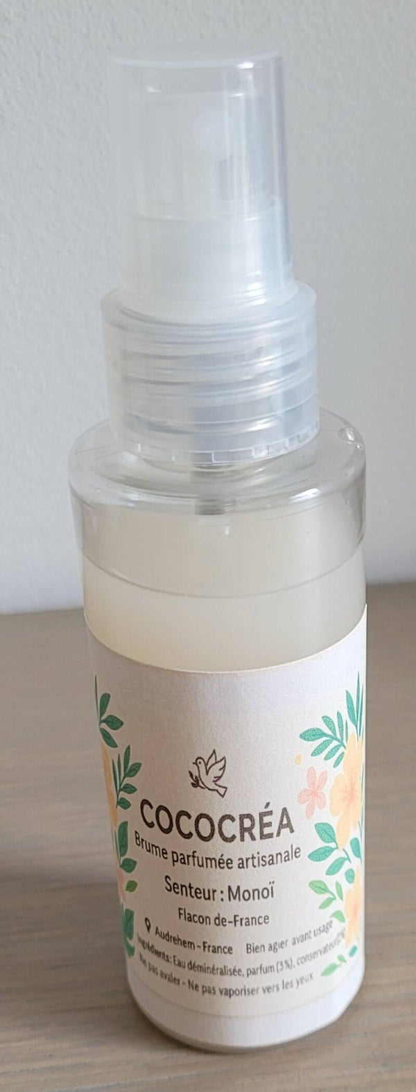 Brume parfumée senteur monoi