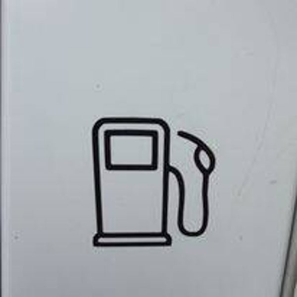 ⛽ Sticker carburant pour camping-car