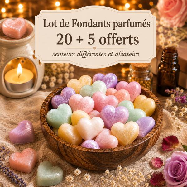 Lot de 25 fondants parfumés