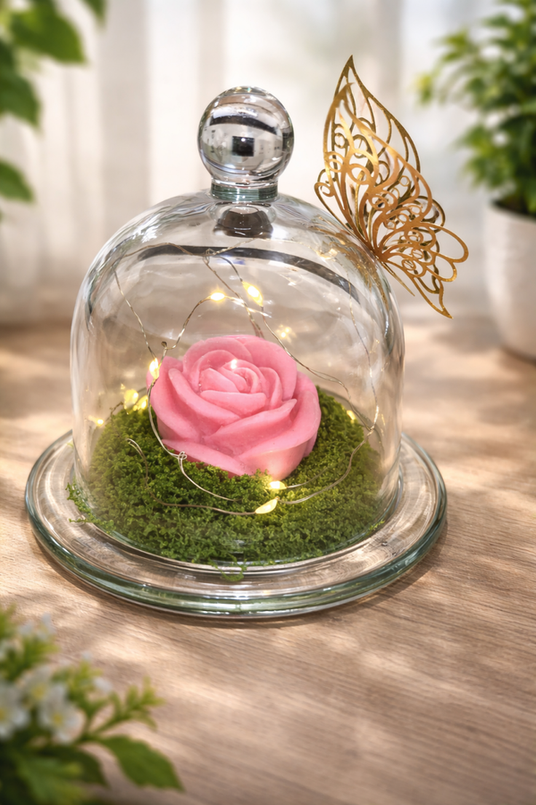 La rose enchantée couleur rose