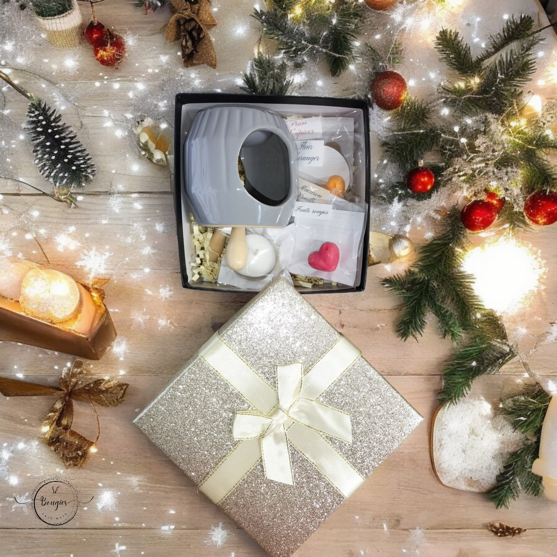 Coffret cadeau brûleur + fondants parfumés