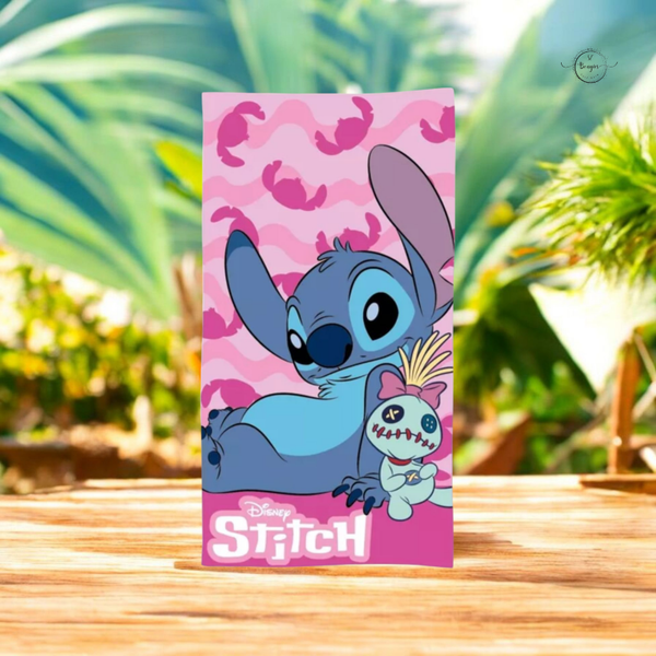 Serviette stitch & son doudou