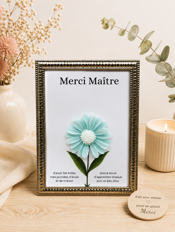 Cadre merci maître