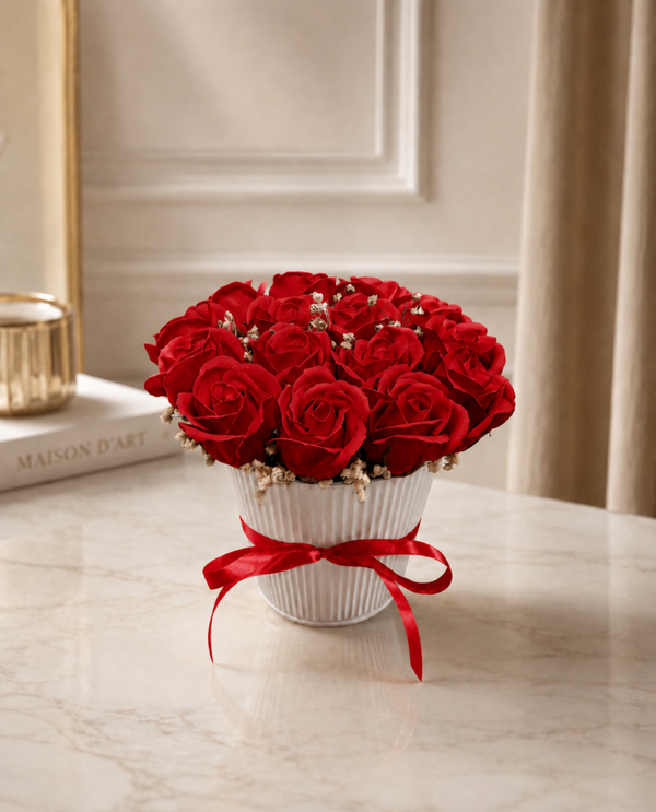 Bouquet Roses de savon couleur au choix