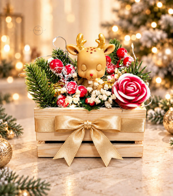 Bouquet lumineux Gaby senteur sapin de Noël