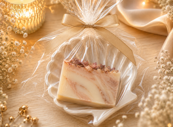 Porte savon coquillage + savon artisanal