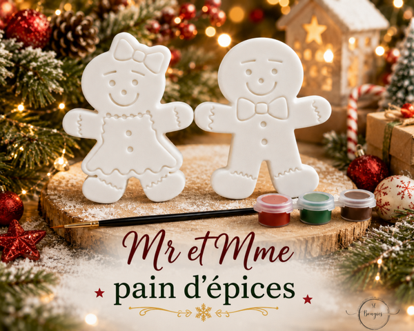 Kit créatif Mr et Mme pain d'épices