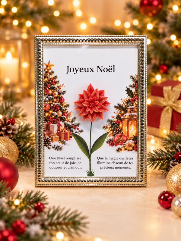 Cadre joyeux Noël