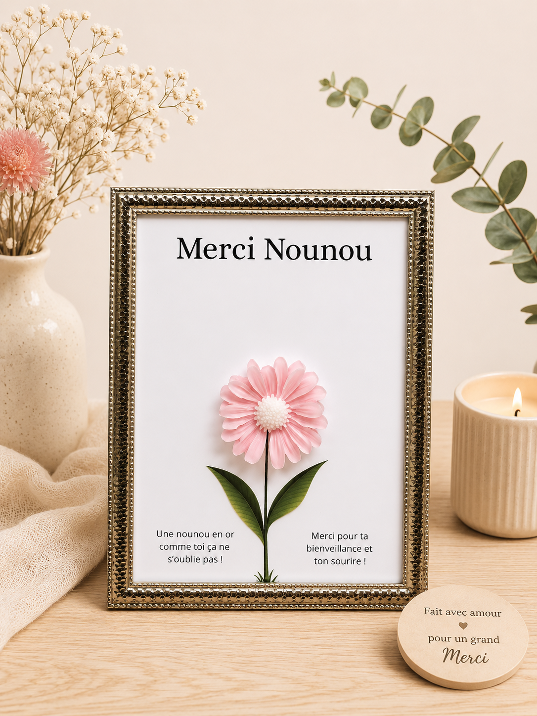 Cadre merci Nounou