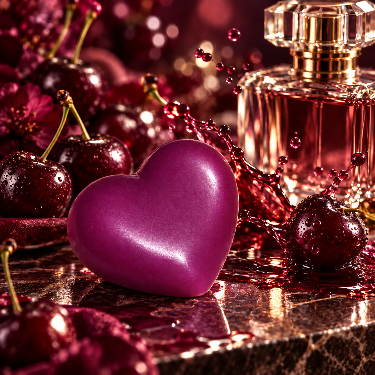 Petit fondant Cerise noire explosive inspiration Lost Cherry