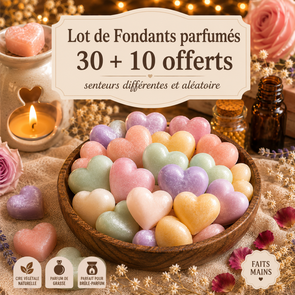 Lot de 40 fondants parfumés