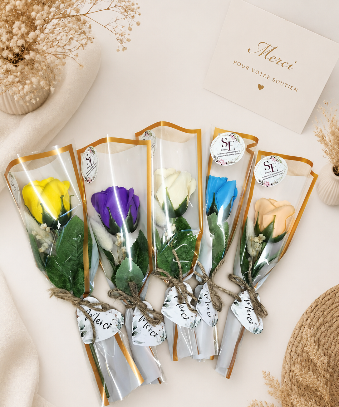 Mini bouquet merci