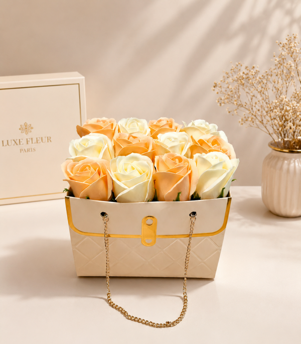 Sac roses de savon