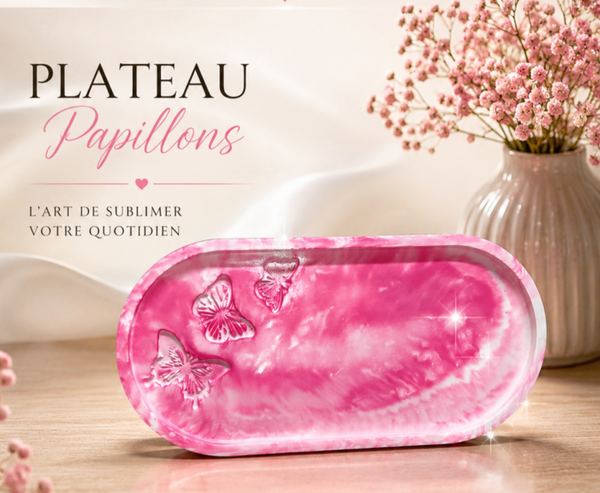 Plateau papillon différentes couleurs