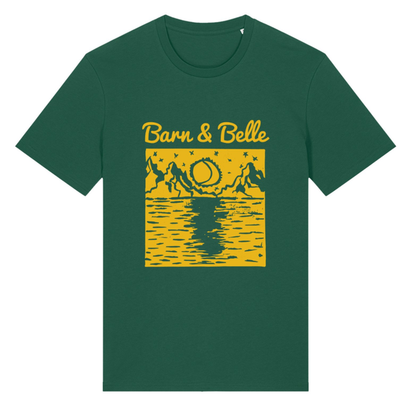 T-shirt Groen/Geel Barn & Belle