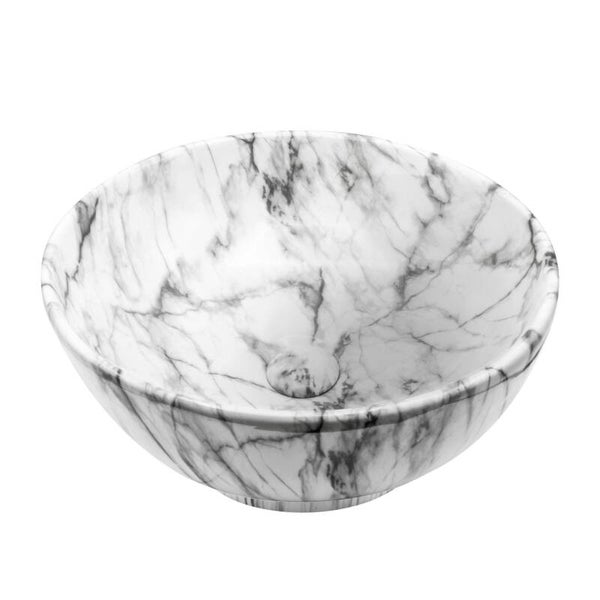 Lavabo à poser effet marbre