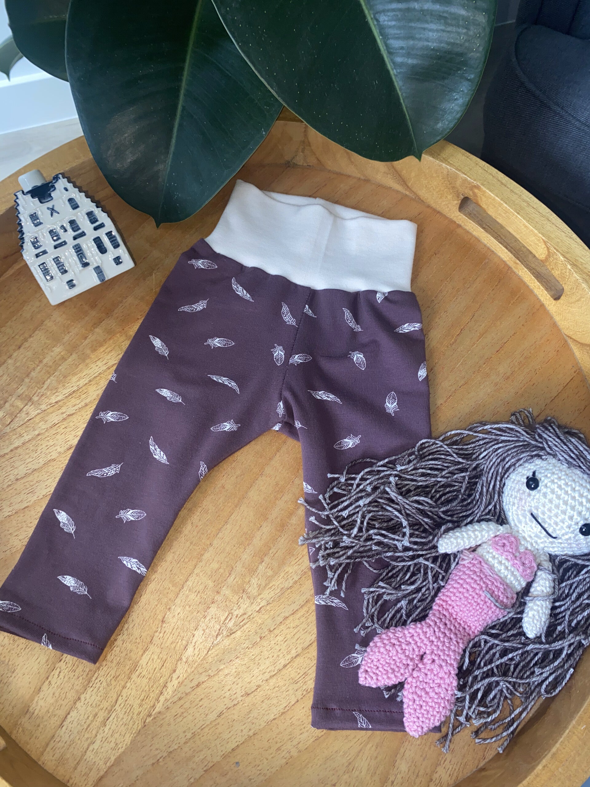Baby legging veertjes
